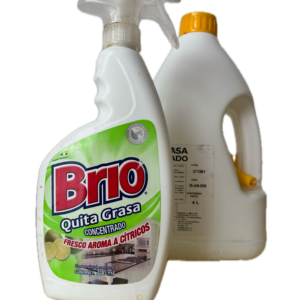 Quita grasa galón 4 litros (cítricos) + 700 ml BRIO