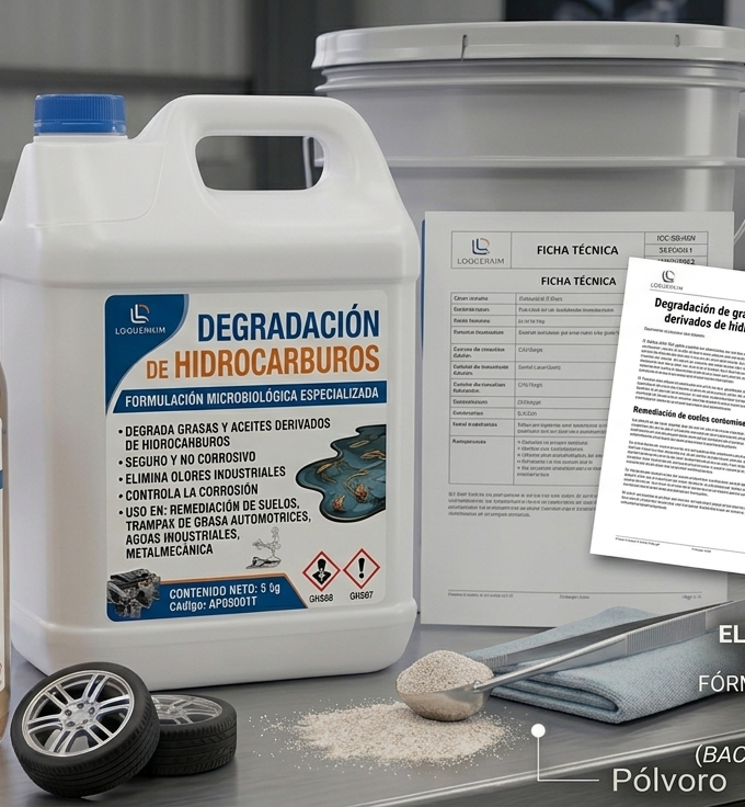 BIOALKIM- TGA Degradación de Hidrocarburos
